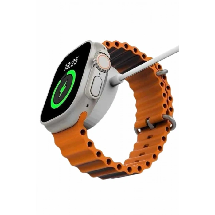 49mm Akıllı Saat Amoled Ekranlı Kadın Erkek Kol Saati Plastik Kordon