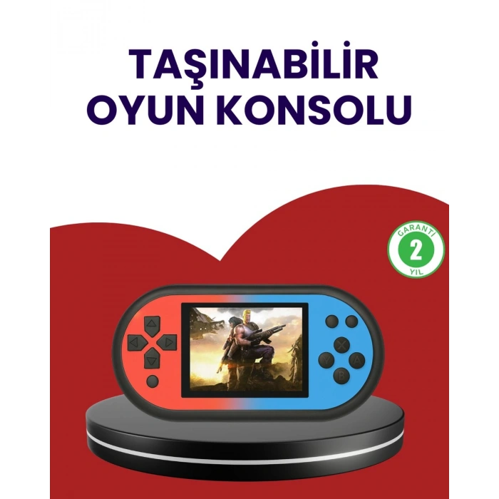 520 Oyunlu El Oyun Konsolu TV Bağlantılı HD LCD Ekranlı