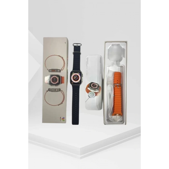 Akıllı Saat Android ve İOS Uyumlu 49 MM NFC Özelliği GPS Takibi