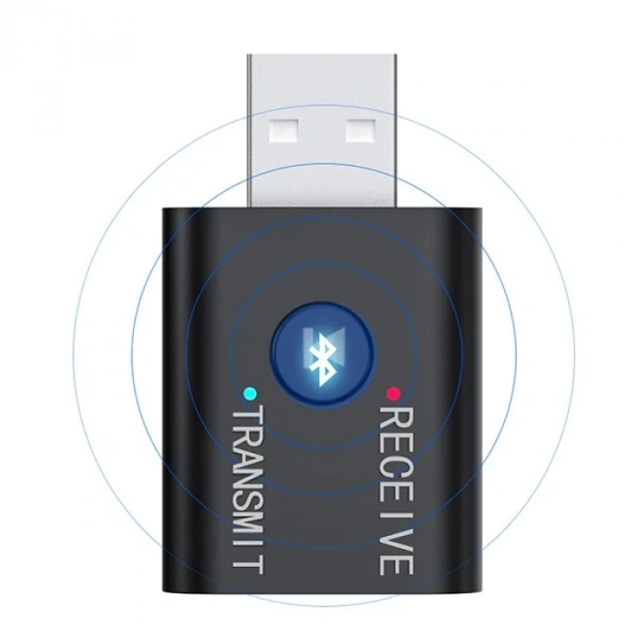ALLY 2in1 Bluetooth 5.0 Mini USB Adaptör+Fm Transmitter-(5775)