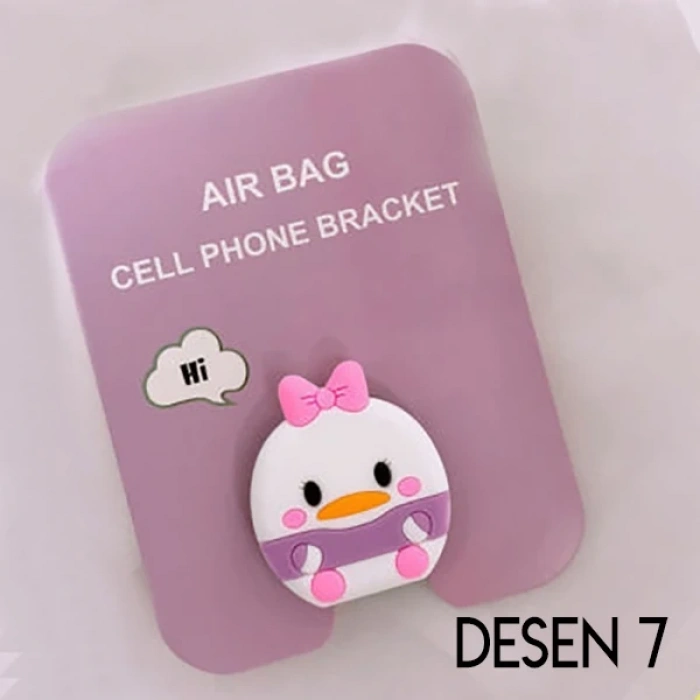 Ally 3d Sevimli Hayvanlar Pop Stand Telefon Tutucu-(5775)