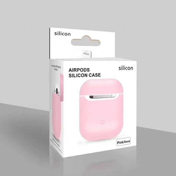 Ally Apple Airpods İçin Soft Silikon Tam Kaplayan Kılıf-(5775)