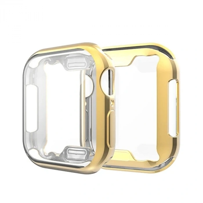 Ally Apple İWatch  40mm 360 Koruma Ultra Slim Silikon Kılıf-(5775)