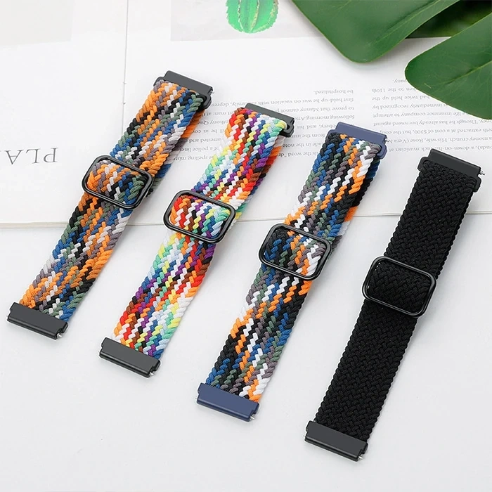 Ally Apple Watch 7-8 41mm 6-5-4 40mm Japon Tokalı Elastik Kayış Kordon 3-2-1 38mm-(5775)
