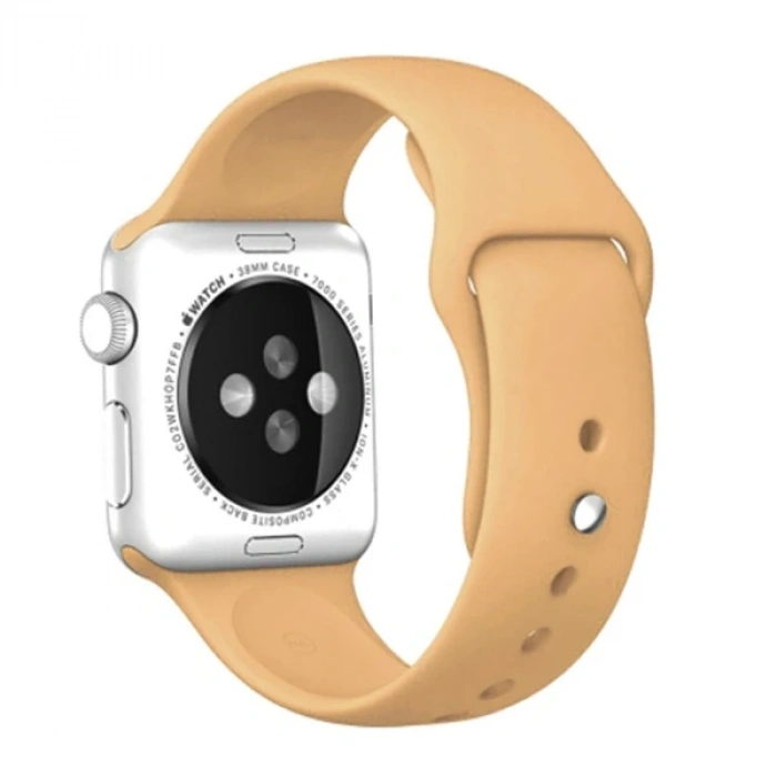 Ally Apple Watch 7-8 41mm 6-5-4- 40mm Silikon Kordon Kayış 3-2-1 38mm-(5775)