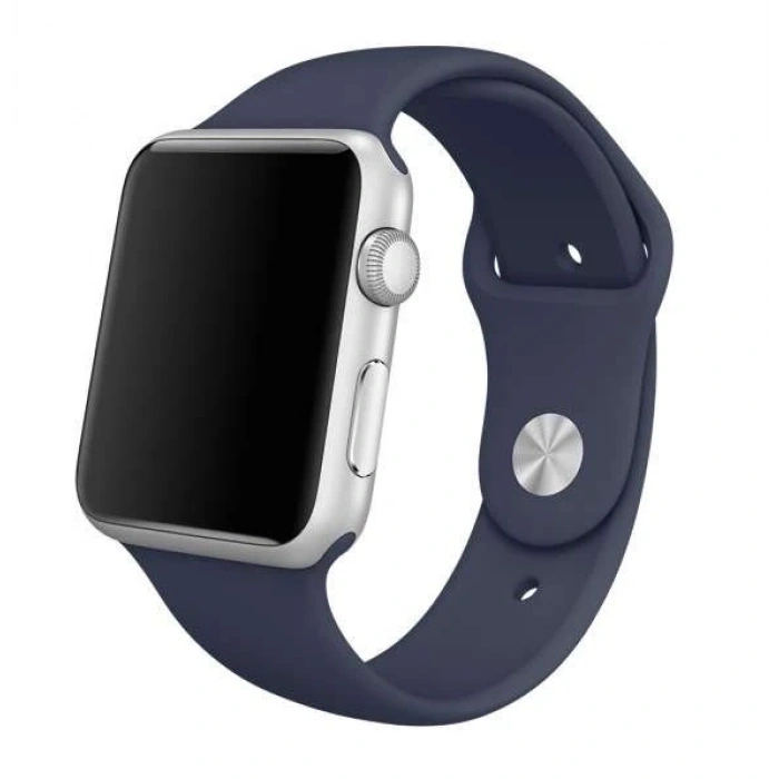 Ally Apple Watch 7-8 45mm 6-5-4 44mm Silikon Kordon Kayış 3-2-1 42mm-(5775)