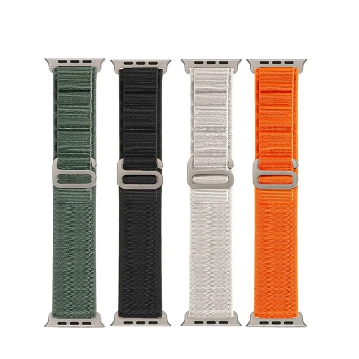 Ally Apple Watch 7-8 45mm 6-5-4 44mm Watch Ultra 49mm Alpine Loop Kayış Kordon 3-2-1 42mm-(5775)