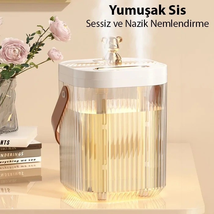 ALLY AquaBreeze 2000 Çift Buharlı 2L Ev Tipi Hava Nemlendirici-(5775)