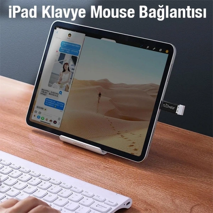 ALLY Dişi USB to Type-C OTG Çevirici Dönüştürücü Adaptör-(5775)