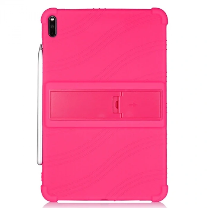 ALLY Huawei MatePad Pro 10.8 İnç Standlı Silikon Kılıf-(5775)