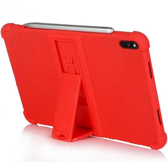 ALLY Huawei MatePad Pro 10.8 İnç Standlı Silikon Kılıf-(5775)
