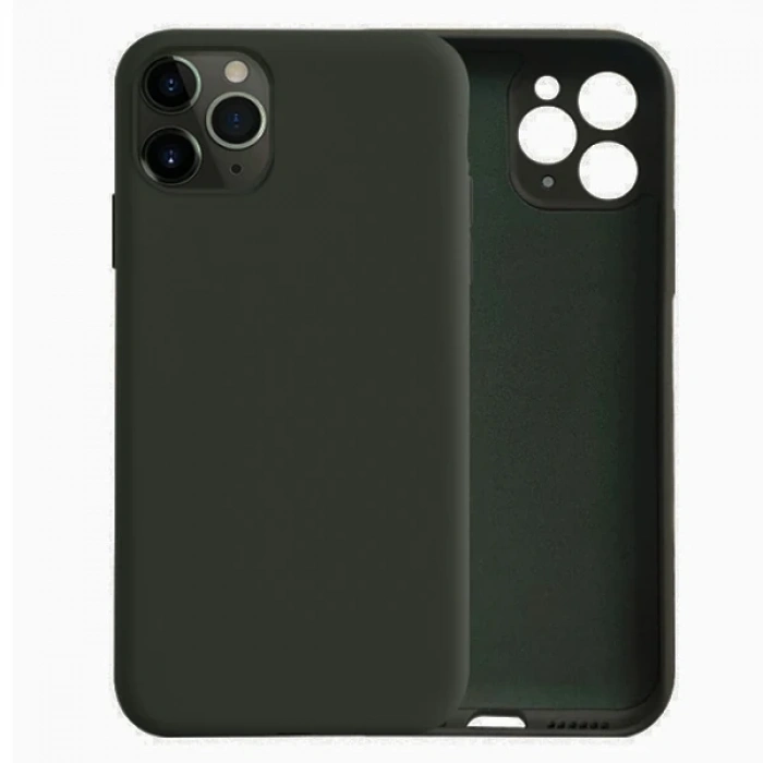 ALLY İPhone 11 Pro Max Kamera Korumalı Lansman Kılıf İçi Kadife Silikon Kılıf-(5775)