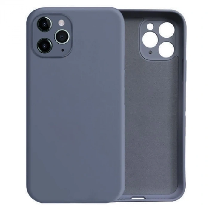 ALLY İPhone 11 Pro Max Kamera Korumalı Lansman Kılıf İçi Kadife Silikon Kılıf-(5775)