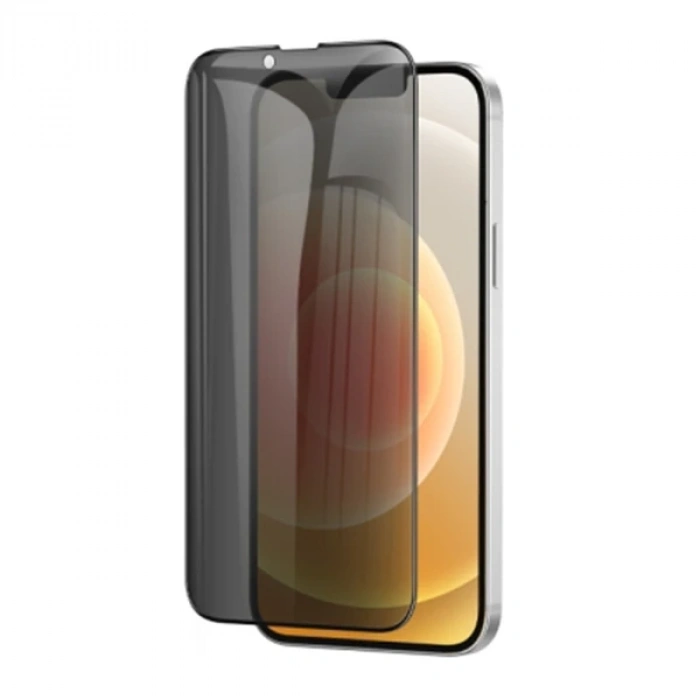 ALLY İPhone 13 Mini 3D Full Privacy Gizlilik Cam Ekran Koruyucu Anti-Spy-(5775)