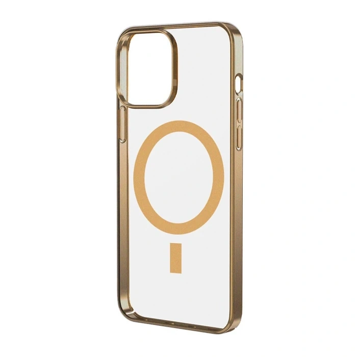 Ally iPhone 13 Pro 6.1inç Magsafe Uyumlu Renkli Kenar Silikon Kılıf-(5775)