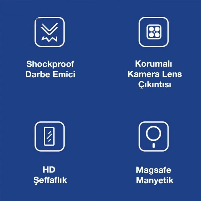 ALLY iPhone 13 Pro Max Magsafe Uyumlu Manyetik Kılıf Silikon Kılıf-(5775)