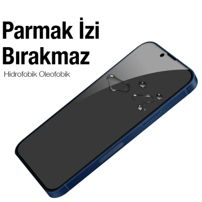 ALLY İPhone 14 6.1 3D Full Privacy Gizlilik Cam Ekran Koruyucu Anti-Spy-(5775)