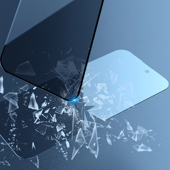 ALLY İPhone 15 Pro 3D Full Privacy Gizlilik Cam Ekran Koruyucu Anti-Spy-(5775)