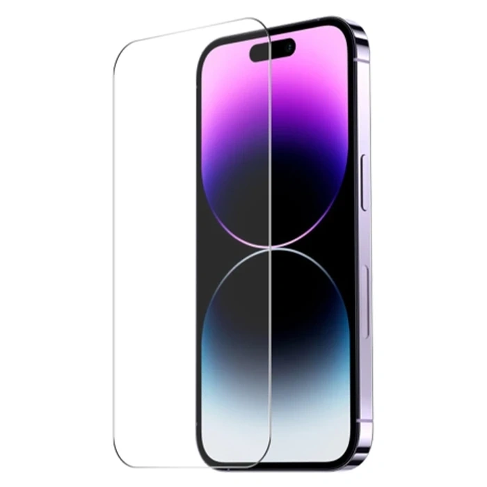 Ally iPhone 15 Pro Full HD Tempered Kırılmaz Cam Ekran Koruyucu-(5775)