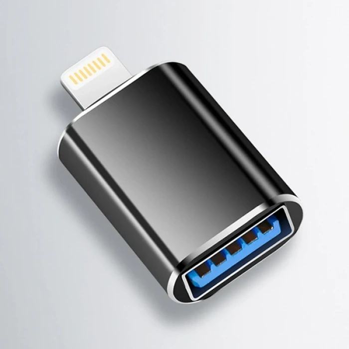 ALLY iPhone iPad Lightning Otg Adaptör Flash Klavye Aparat-(5775)