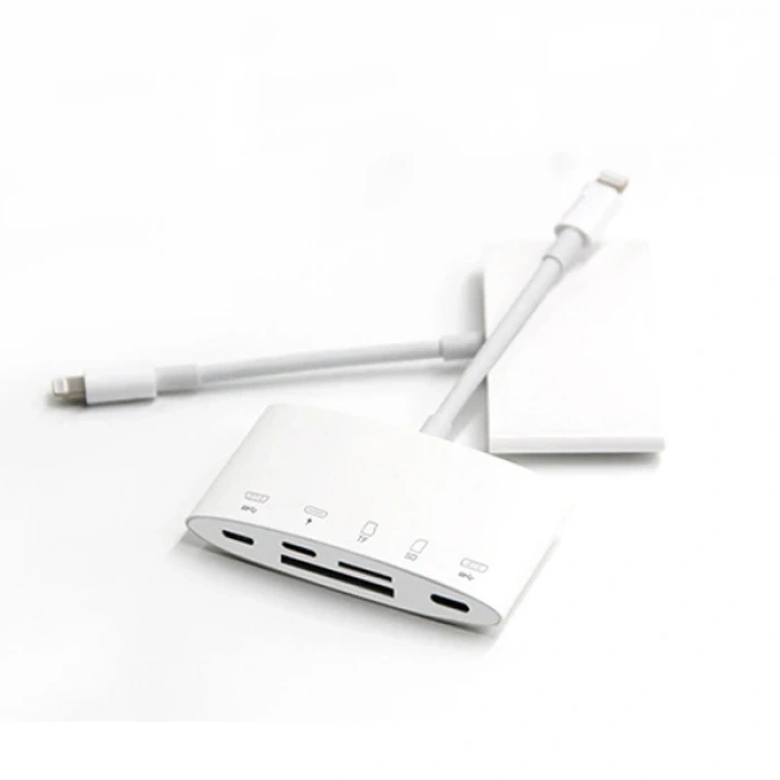 Ally NK-1040+Plus İPhone Lightning To SD/TF Card Usb Kamera Adaptörü-(5775)