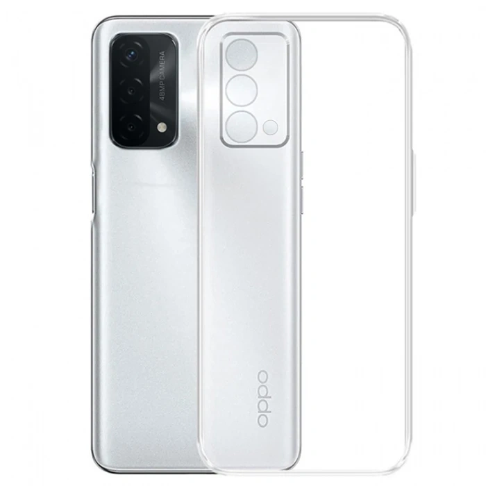 ALLY OPPO A93 5G Kamera Lens Korumalı Şeffaf Silikon Kılıf-(5775)