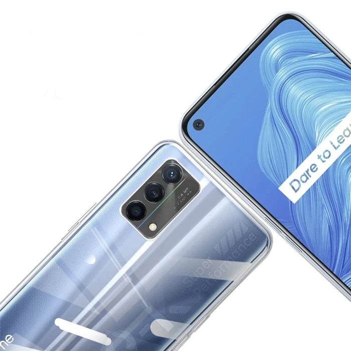 Ally OPPO K9 5G Kılıf Kamera Korumalı Ultra İnce Şeffaf Silikon Kılıf-(5775)