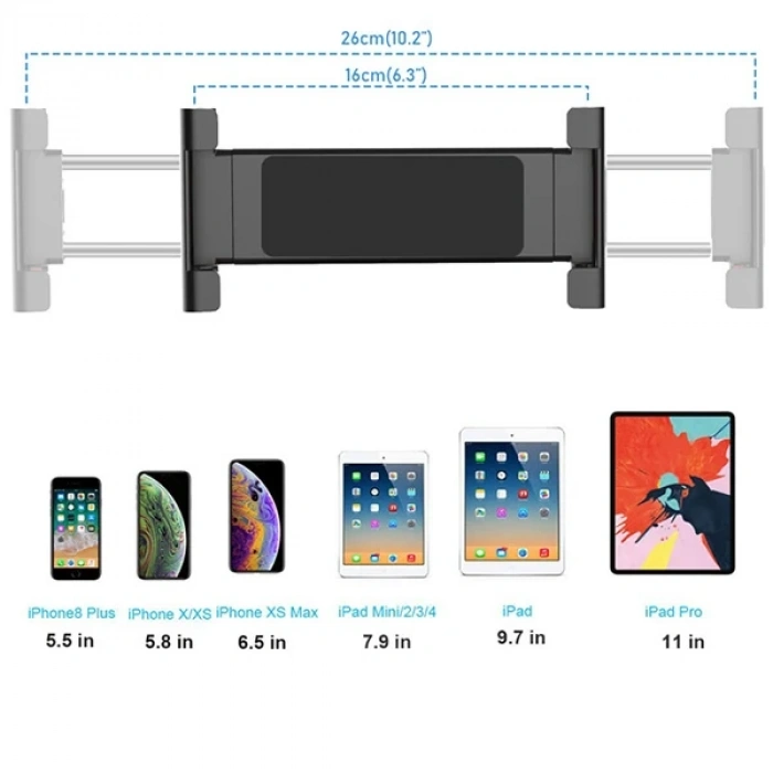 ALLY PB-45S Portatif 360 ° Masaüstü Tablet Standı Tutucu-(5775)