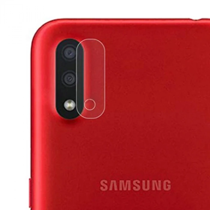 Ally Samsung Galaxy A01 Tempered Cam Kamera Koruyucu-(5775)