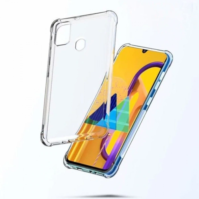 Ally Samsung Galaxy M30S Anti-Drop Darbe Emici Silikon Kılıf-(5775)