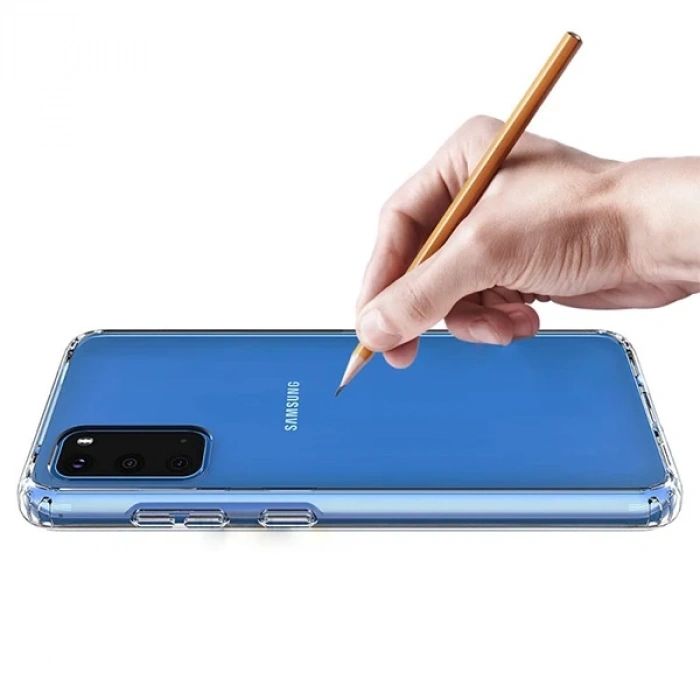 Ally Samsung Galaxy S20 Anti-Drop Darbe Emici Silikon Kılıf-(5775)