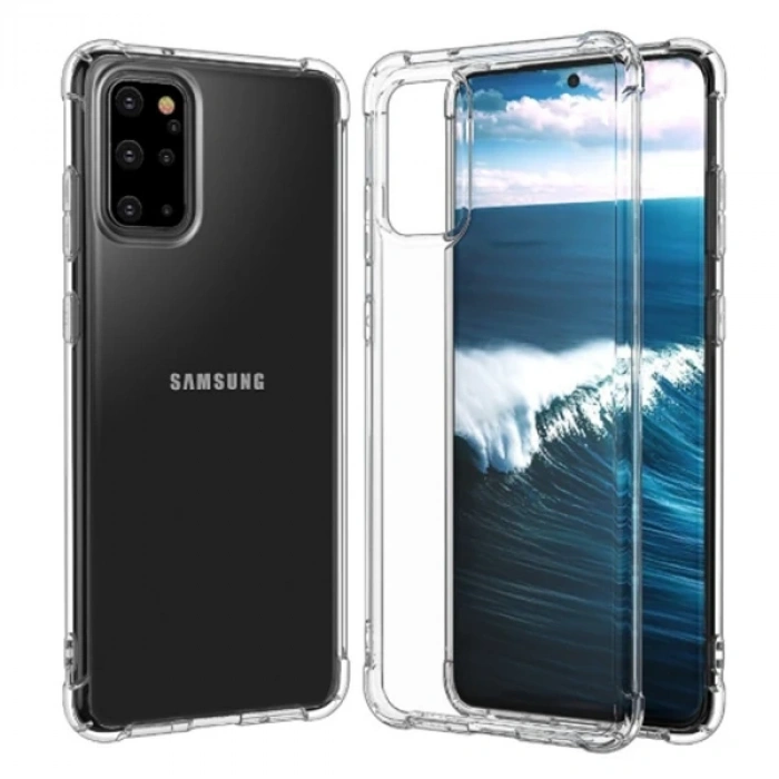 Ally Samsung Galaxy S20+ PLUS Anti-Drop Darbe Emici Silikon Kılıf-(5775)