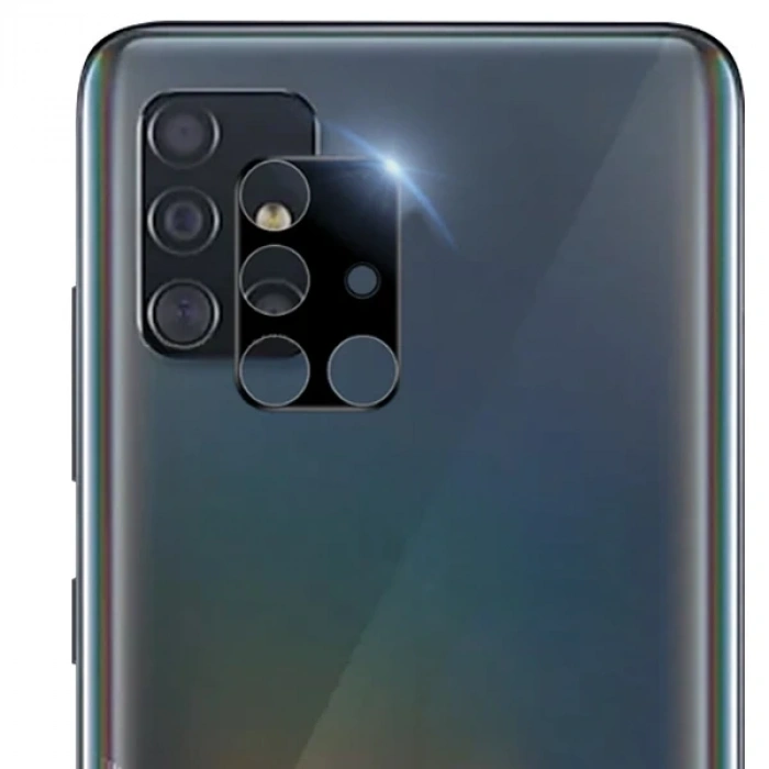 ALLY SM Galaxy A51 HD 3D Full Tempered Cam Kamera Koruyucu-(5775)