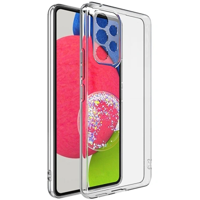 Ally SM Galaxy A53 5G Kılıf Kamera Korumalı Ultra İnce Şeffaf Silikon Kılıf-(5775)