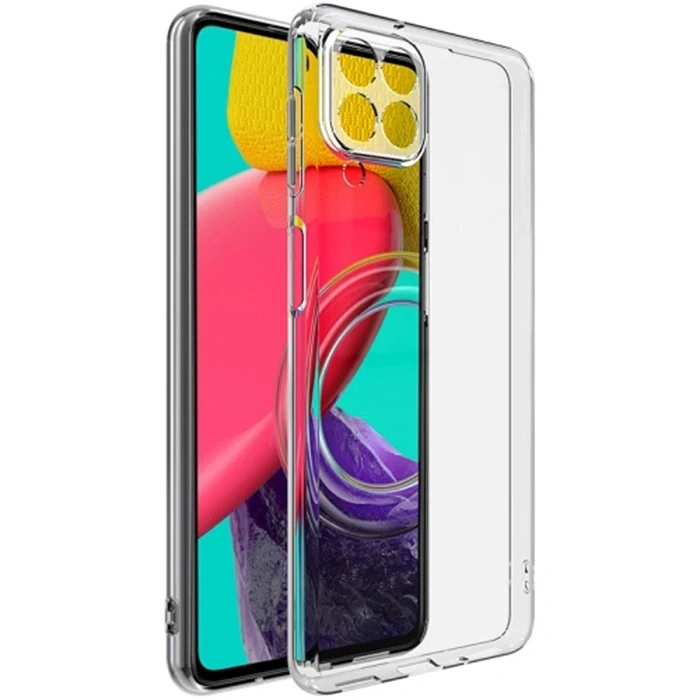 Ally SM Galaxy M53 Kılıf Kamera Korumalı Ultra İnce Şeffaf Silikon Kılıf-(5775)