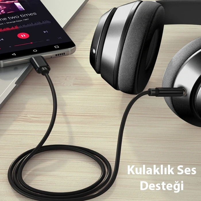 ALLY Type-c To 3.5 mm Audio Aux Kablo-(5775)
