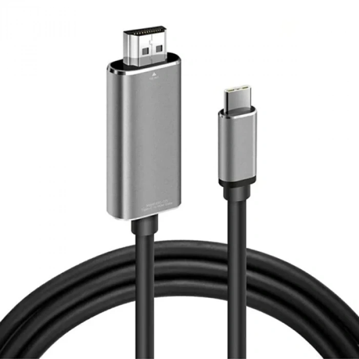 Ally Type-C to HDMİ 4K 60Hz Çevirici Görüntü Kablosu 1.8M - HDTV Projektör-(5775)