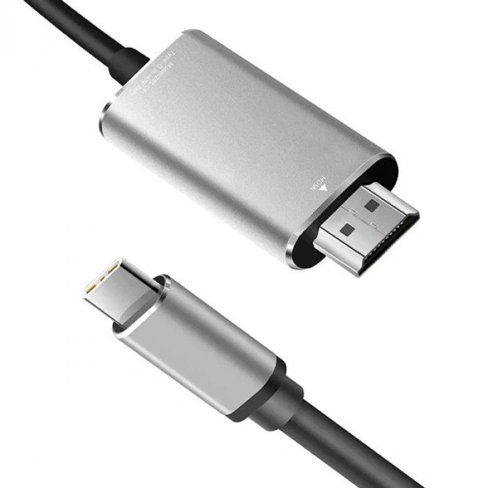Ally Type-C to HDMİ 4K 60Hz Çevirici Görüntü Kablosu 1.8M - HDTV Projektör-(5775)