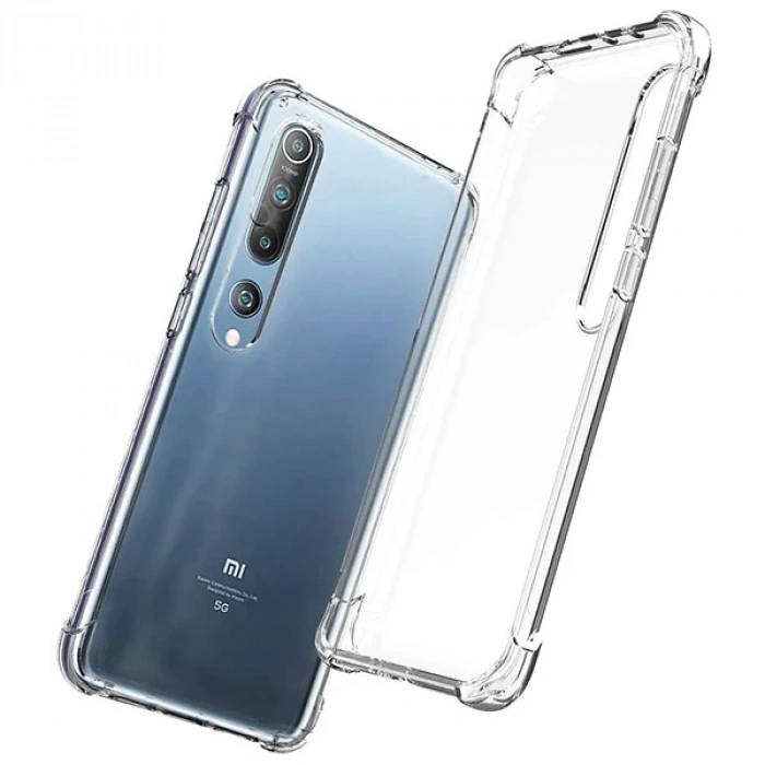 Ally Xiaomi Mi 10/10 Pro Anti-Drop Darbe Emici Silikon Kılıf-(5775)