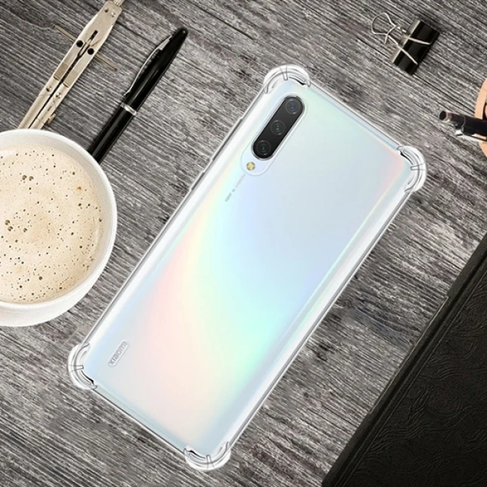 ALLY Xiaomi Mi 10 5G Anti-Drop Shockproof Darbe Emici Silikon Kılıf-(5775)