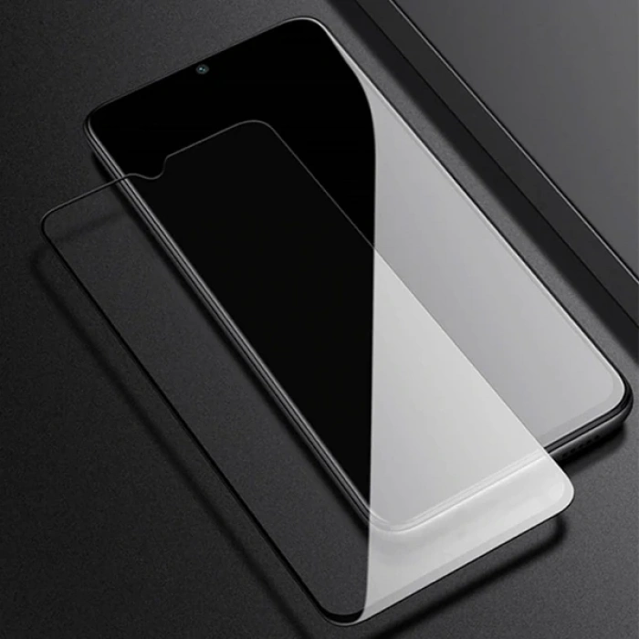 ALLY Xiaomi Poco M3  9D Full Glue Tempered Cam Ekran Koruyucu-(5775)