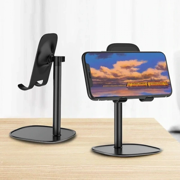 ALLY ZM-12 Metal Cep Telefonu Ve Tablet Masaüstü Tutucu Stand-(5775)