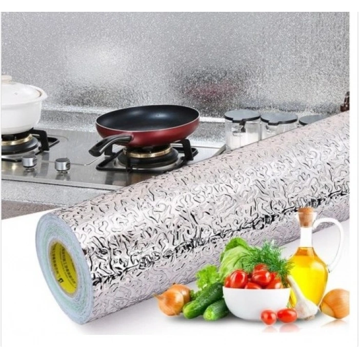 Alüminyum Folyo Yapışkanlı Mutfak Koruyucu Folyo 2 Metre