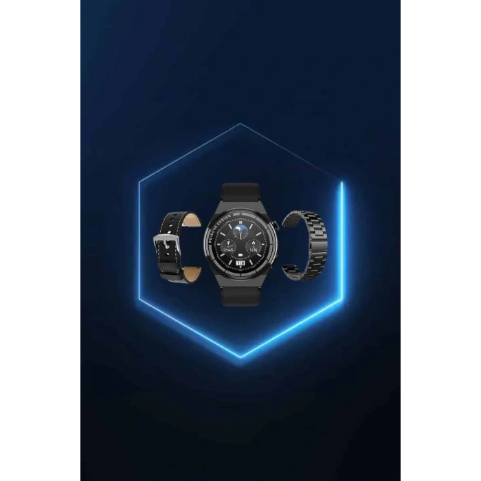 ANC Özellikli Bluetooth Kulaklık ve Amoled Ekran Akıllı Saat Uyku ve Sağlık Takibi Nabız Ölçer