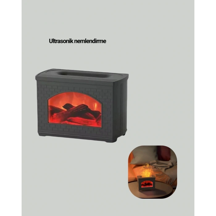 Aromaterapi Destekli Ultrasonik Nemlendirici USB Bağlantılı Sessiz Model