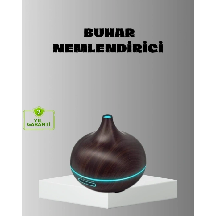 Aromaterapi Difüzörü 550 ml Ultrasonik Nemlendirici Otomatik Kapanma Özellikli