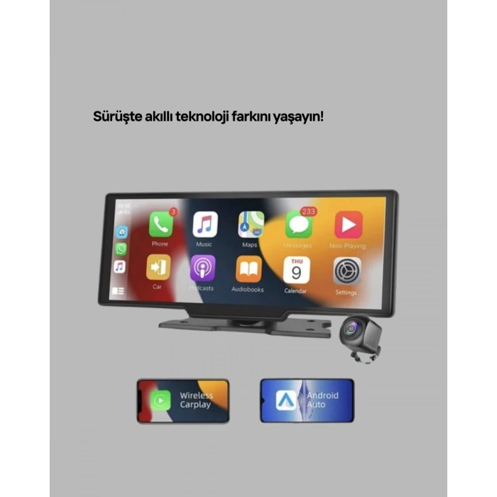 Audi  Skoda Octavia Superb Seat Leon Ibiza Hyundai i20 i30 TucsonUyumlu Android Auto & CarPlay Multimedya Ekran