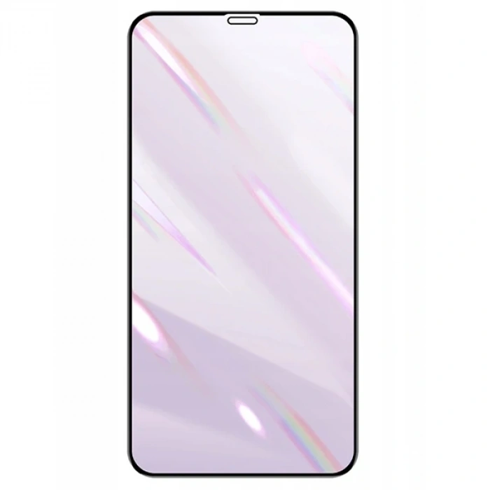 Baseus 0.25mm İPhone 11 PRO Max-XS Max 3D Curved Full Anti Blue Ekran Koruyucu-(5775)