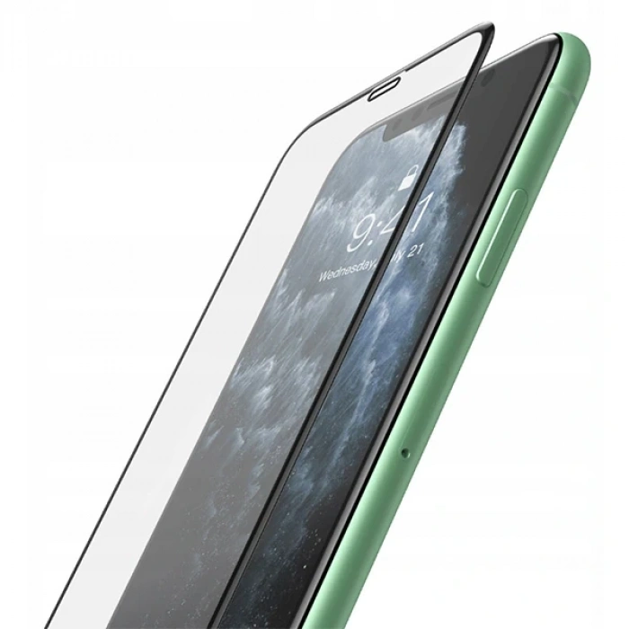 Baseus 0.25MM İPhone 11 Pro- XS-X 3D Curved Full Kaplama Kırılmaz Cam Ekran Koruyucu-(5775)