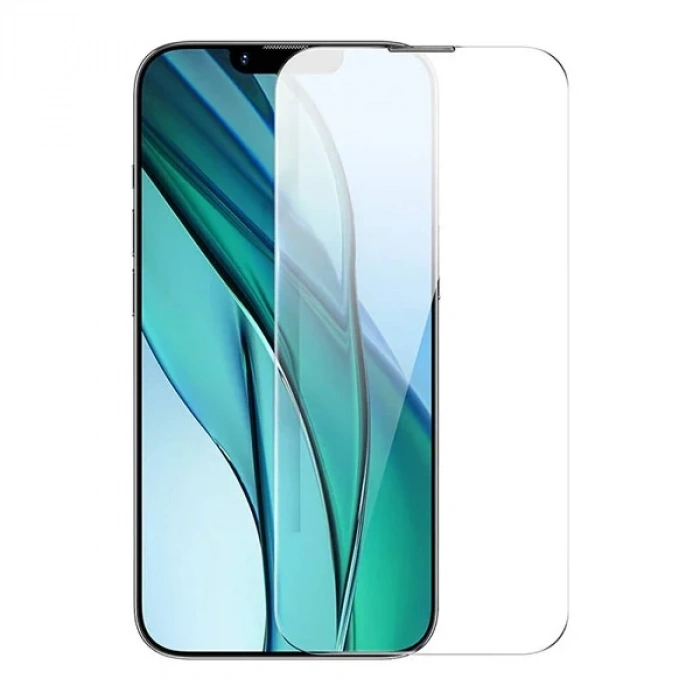Baseus 0.3mm Crystal iPhone 14 Plus - 13 Pro Max Full Tempered Ekran Koruyucu-(5775)